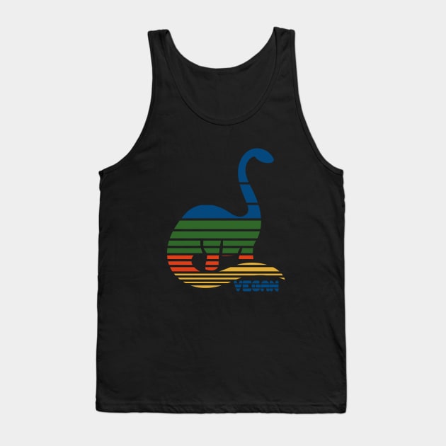 Retro Vegan Tank Top by bubbsnugg